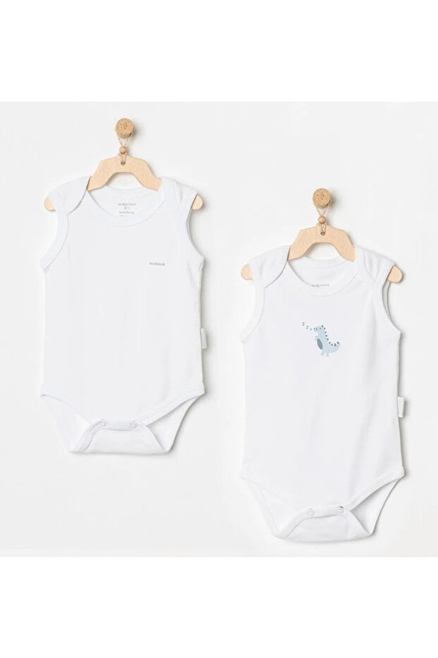 Andy Wawa Body 2li Basic Tank Beyaz - 1