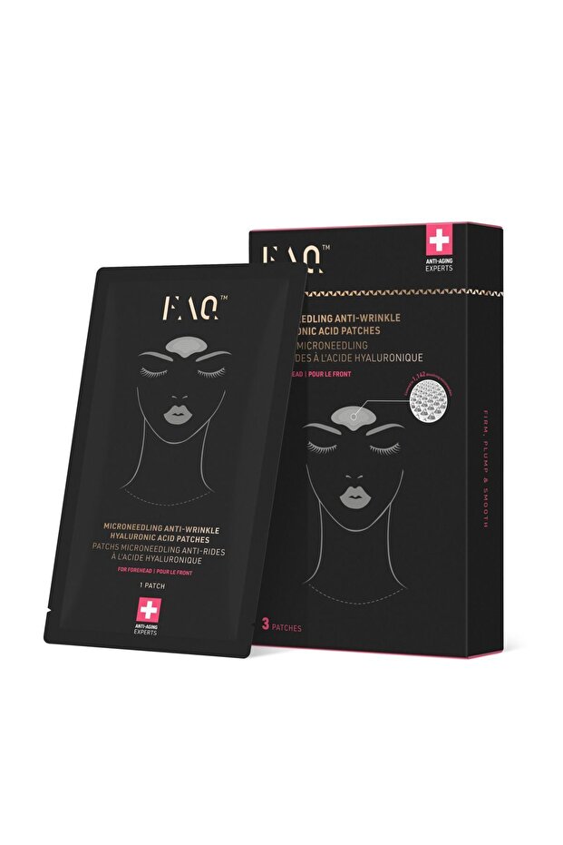 FAQ™ Alın İçin Mikro İğneli Kırışıklık Karşıtı Hyaluronik Asit Bantları - 1