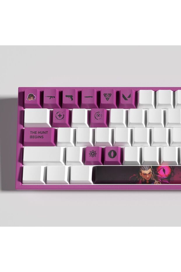 Valorant Reyna Keycaps - 14 Adet Klavye Tuş Seti ( Mekanik Klavyeler Ile Uyumludur) - 3