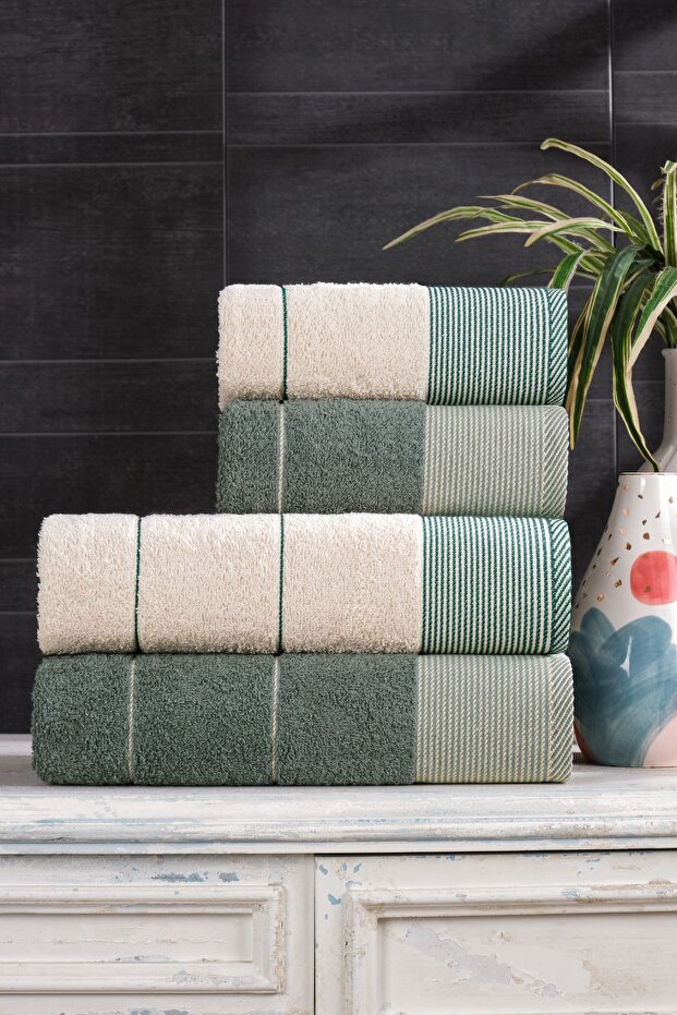 Afilli 4'lü Banyo Havlu Seti - 1