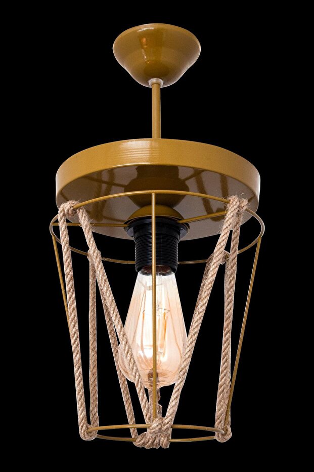 Künye Tekli Avize Kahverengi - 3