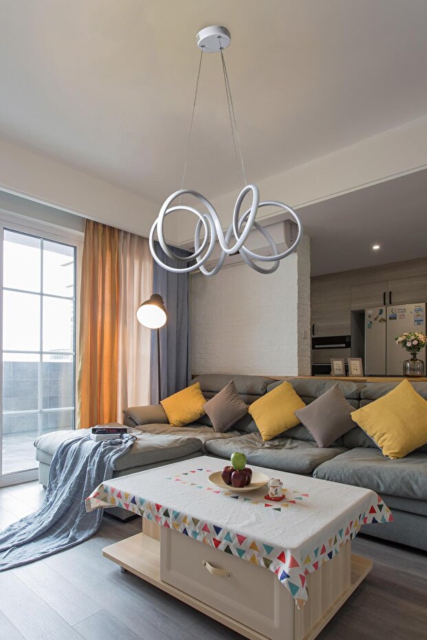 Aurora Ledli Avize Beyaz - 2