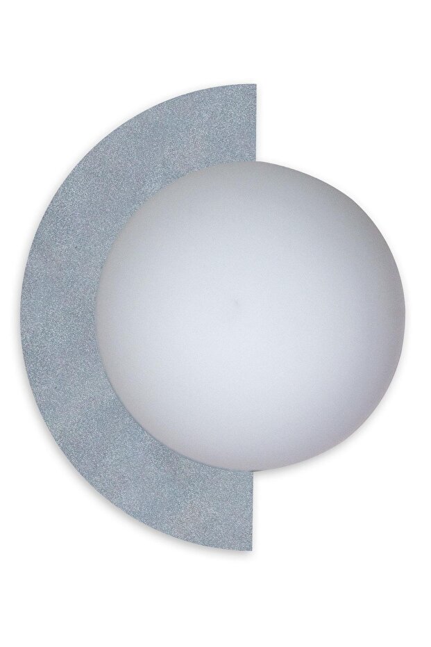 Yarım Dünya Aplik Gri - 1