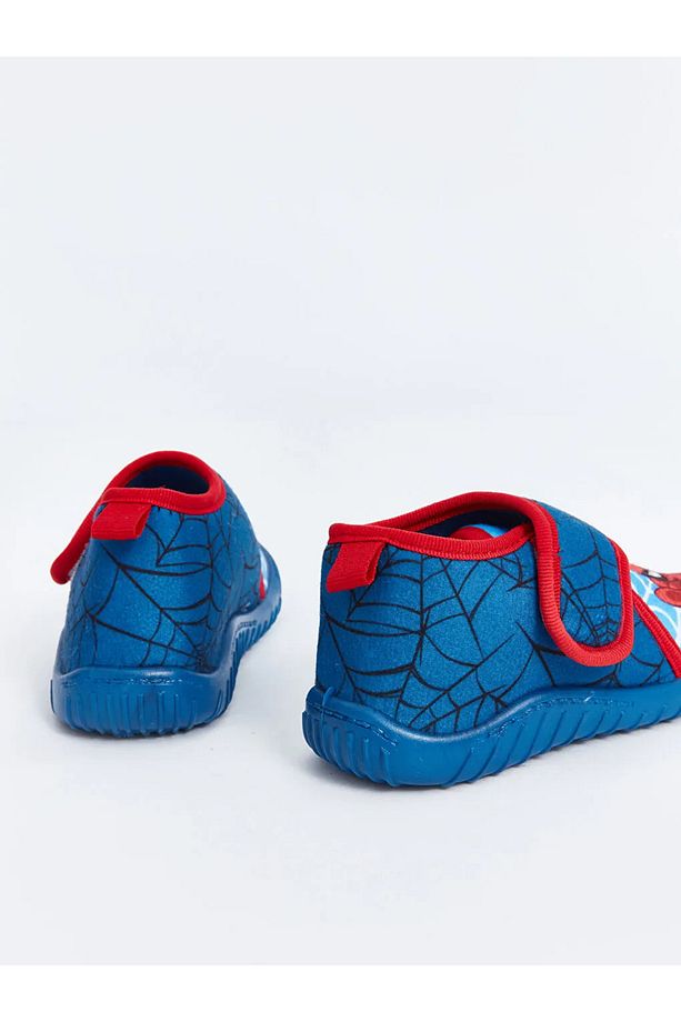 LCW Saks Mavi Spiderman Baskılı Erkek Çocuk Panduf - 2