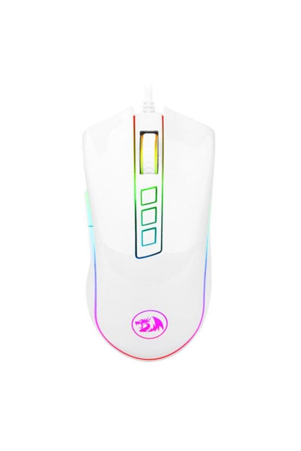 M711w Cobra White Beyaz Rgb Ledli Oyuncu Mouse 5000dpi 7 Programlanabilir Tuş Fare - 1