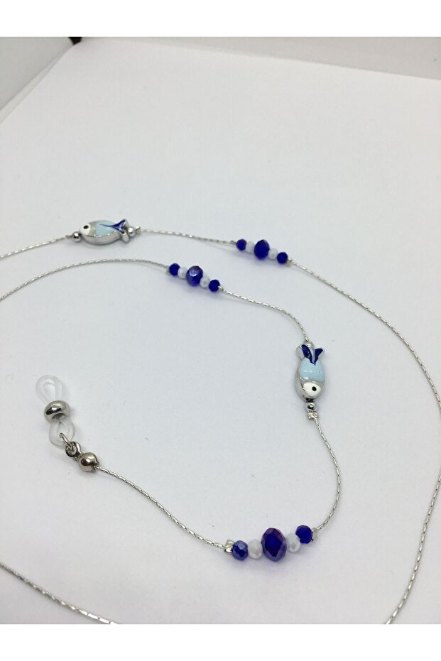 سلسلة مطرزة - نظارات فضية - 2