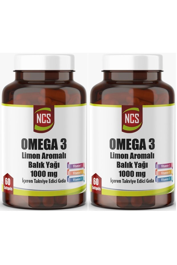 Omega 3 Fish Oil 1000Mg 2 Boxes 120 Softgels Lemon Flavored