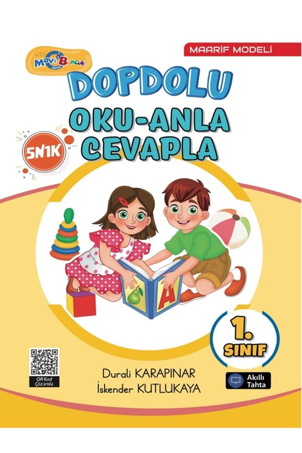 1.Sınıf Mavi Boncuk Okuma Yazma Seti 2024 - 2025 + 1.Sınıf Bir Gün Ödev Bir Gün Hikaye / SET - 8