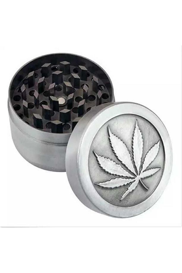 Üst Düzey Kaliteli Çelik Öğütücü Grinder Mıknatıslı Kapak 4 Katmanlı Yapı 4 Cm Çap Cepte Taşınabilir - 4