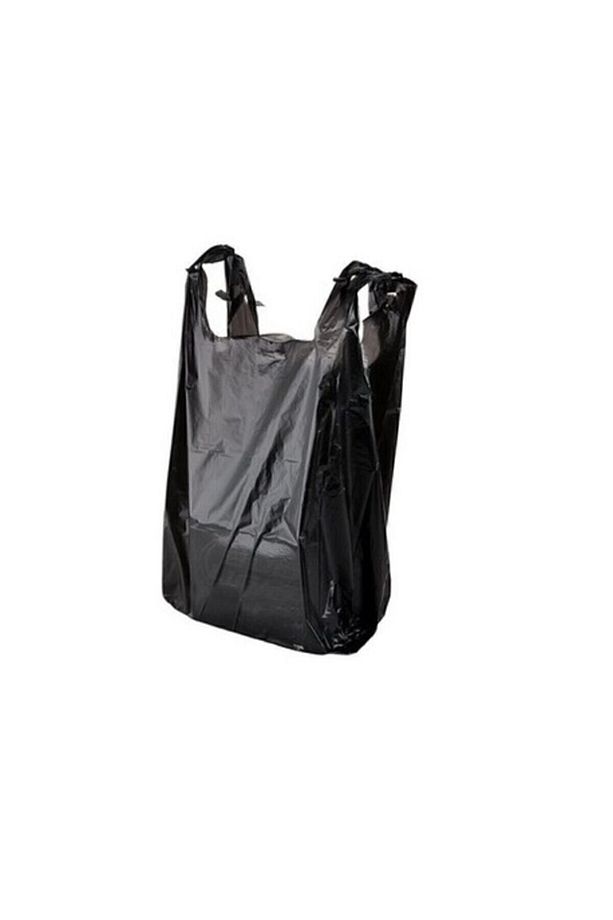 Siyah Atlet Market Poşeti Orta Boy 1 kg - 1