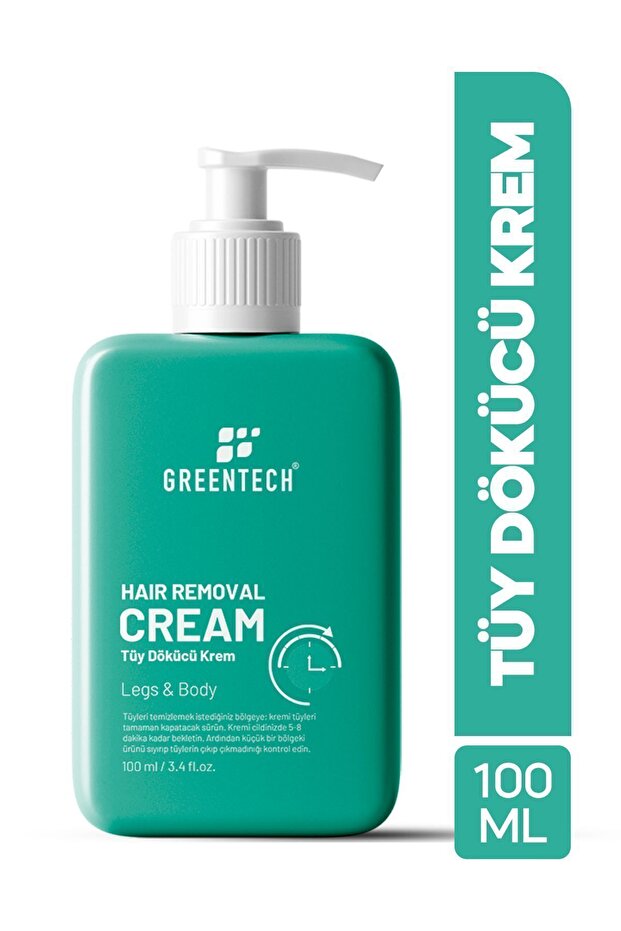 Greentech Tüy Dökücü Krem - Tüm Cilt Tipleri İçin Unisex