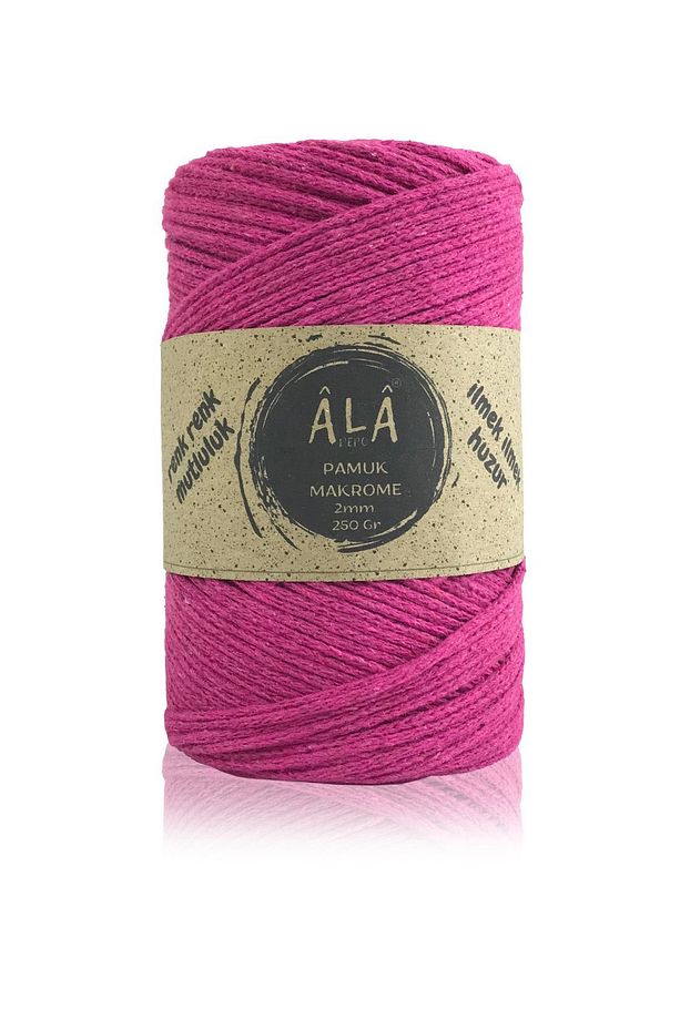 Koton Pamuk Makrome İpi 2mm Cotton Zincir Makrome Çanta İpi Supla İpi Koton İp 250 Gram - 3