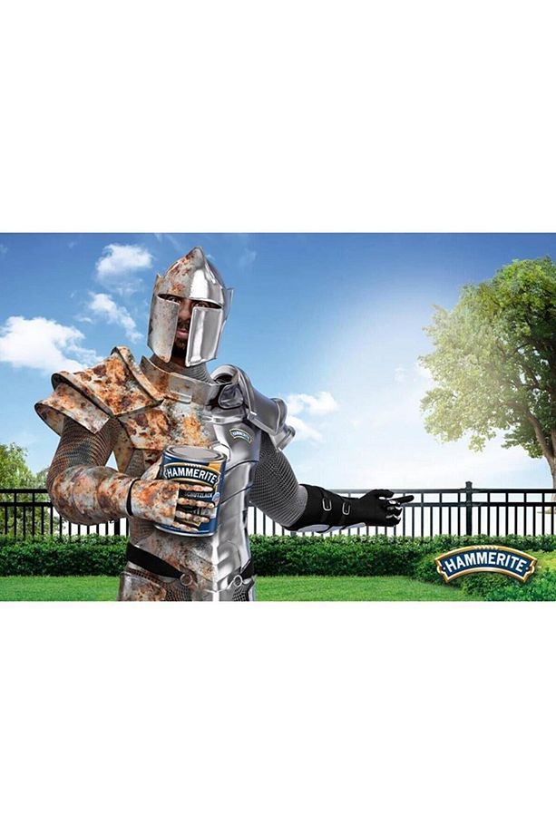 Hammerite Direkt Pas Üstü Pürüzsüz Metal Boya Siyah 0.75 Lt - 3