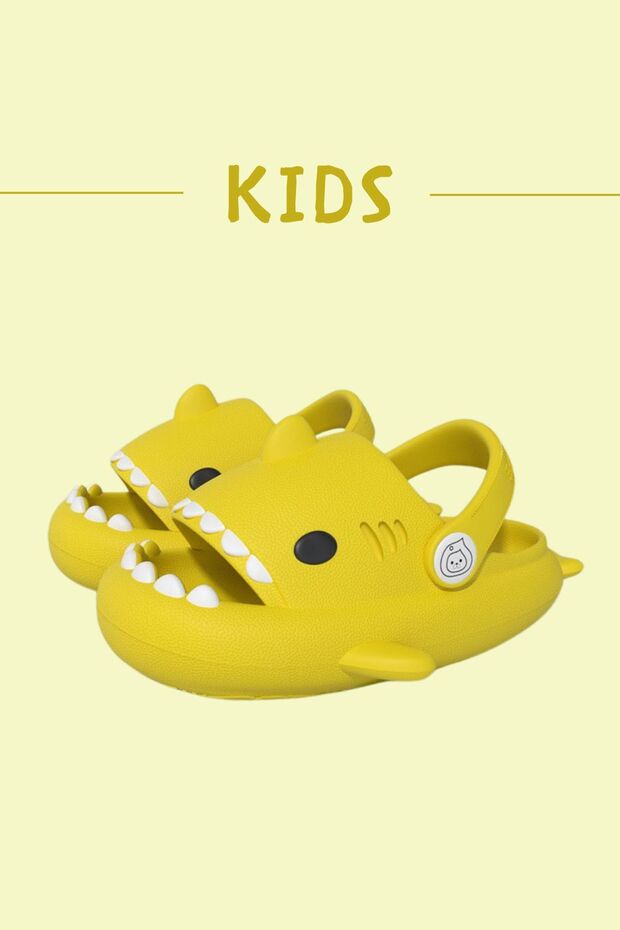 Hipnotico Kids Shark Slippers Sandals Shark Slides Sandals