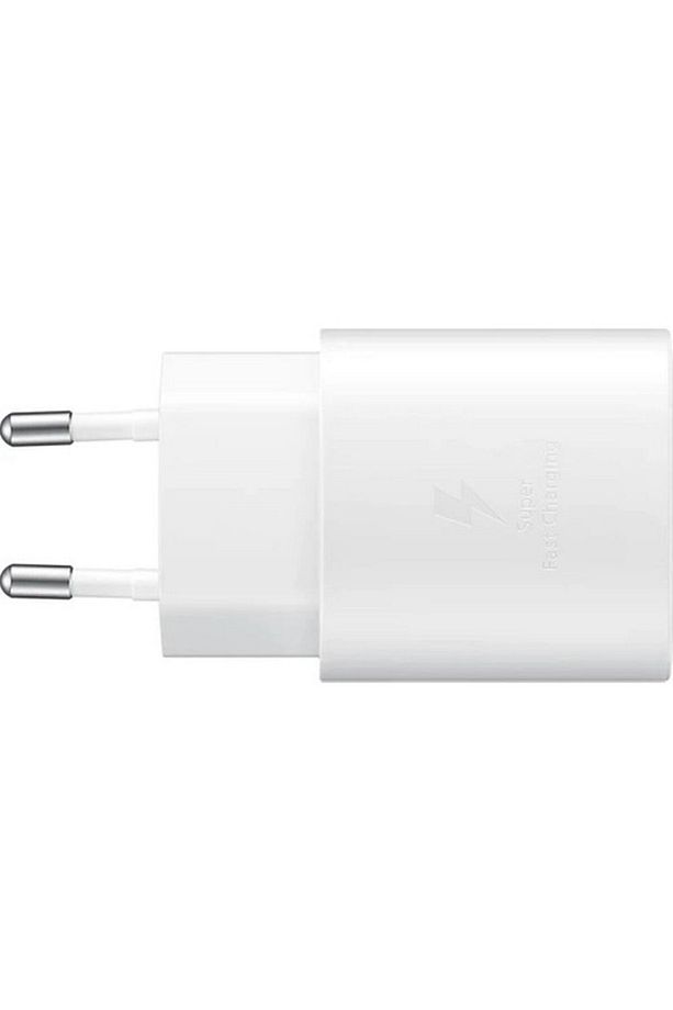 Samsung Uyumlu Galaxy A14 A15 A24 A34 A54 A33 A53 A73 S23 Type-c 25w Hızlı Şarj Beyaz Adaptör - 2