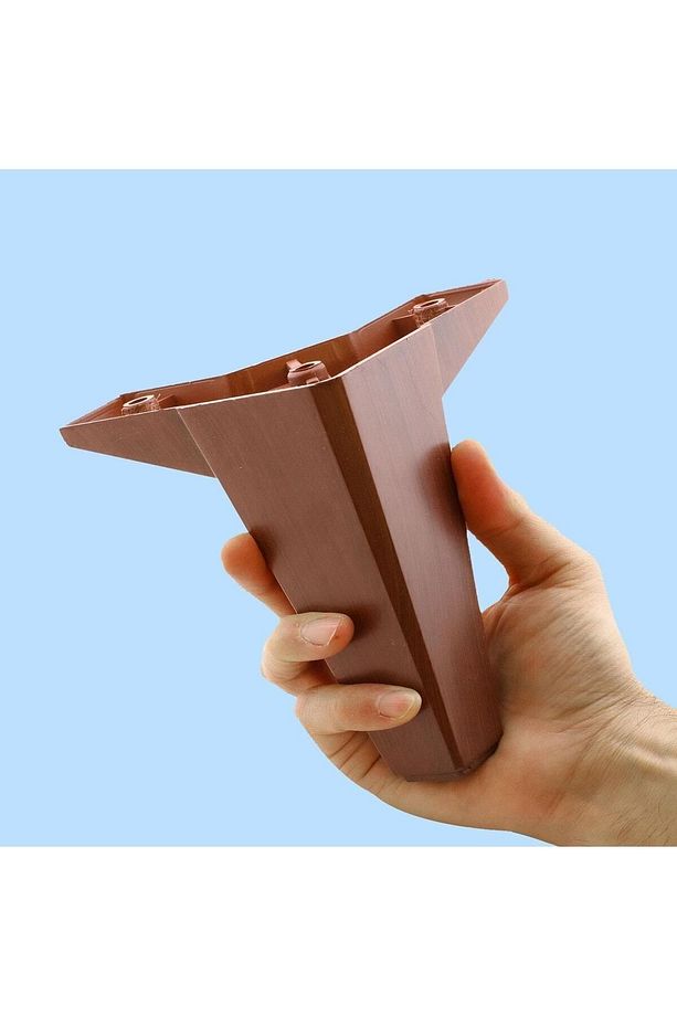 Sedir Lüks Mobilya Kanepe Koltuk Baza Tv Ünitesi Yükseltici Ayağı Ayakları 12 Cm Ahşap Desenli Ayak - 3