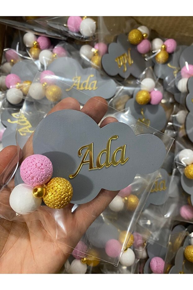 5 Pieces Baby Gift Cloud Magnet Baby Birth Magnet Gift