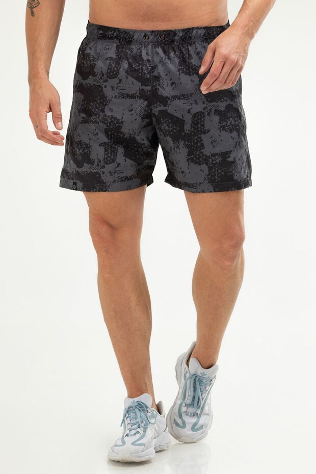 Füme Regular Hızlı Kuruyan Basic Erkek Deniz Şortu Xe0123 - 3