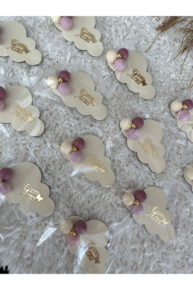 5 Pieces Baby Gift Cloud Magnet Baby Birth Magnet Gift