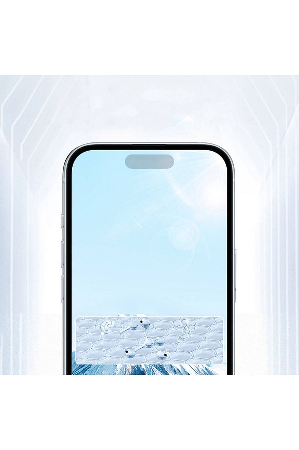 iPhone 16 Pro Max Uyumlu Wiwu GT-010 Anti-Reflective Ultra İnce Temperli Cam Ekran Koruyucu Siyah - 4
