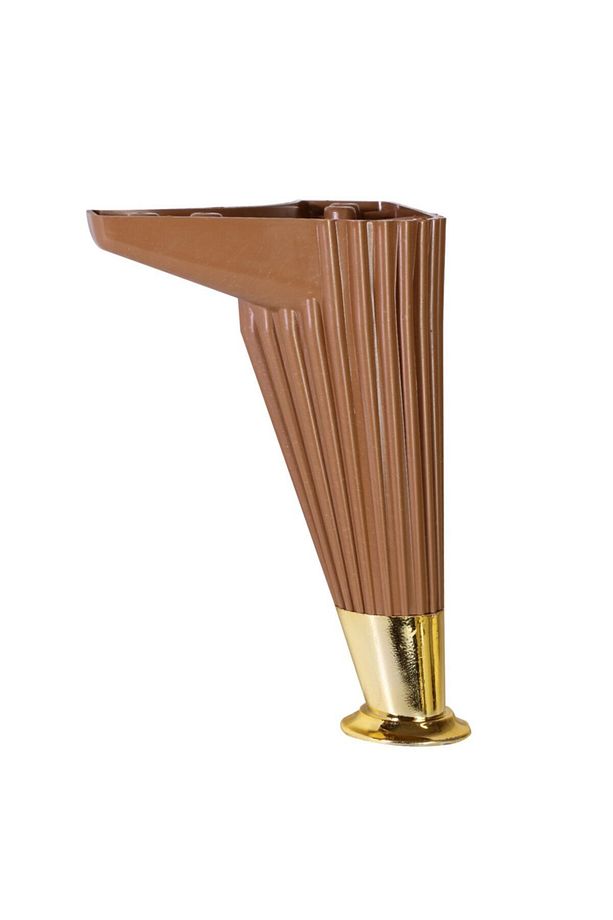 Wetra Line 17 Cm (KAHVE GOLD) Mobilya Koltuk Kanepe Yükseltici Yükseltme Ayağı Ayakları - 8