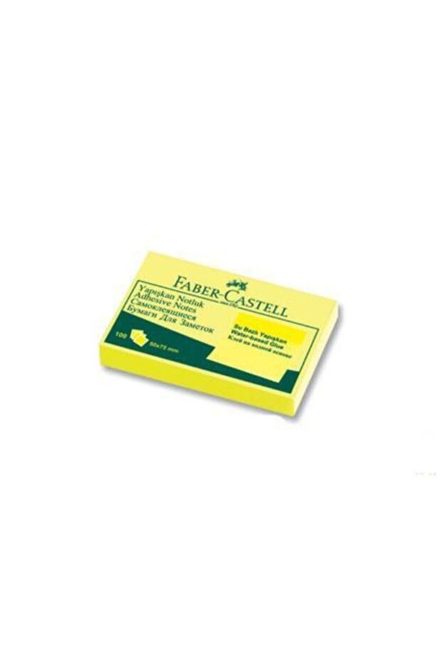 Faber-castell Sticky Note Holder 50x75mm Yellow /