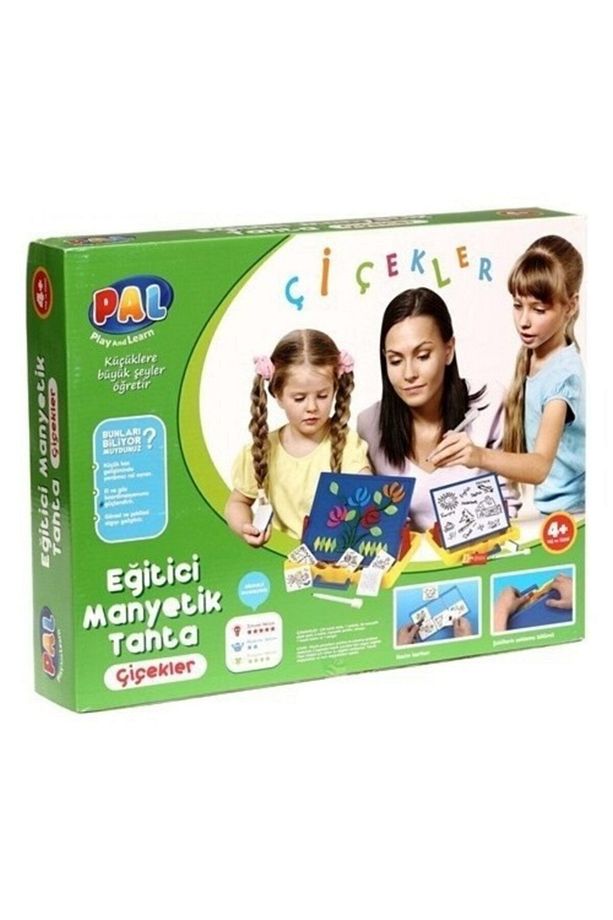Pal Manyetik Tahta Çiçekler 4+ - 4