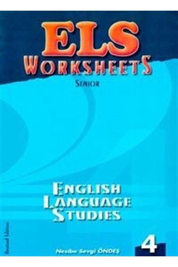 Senior Work Sheets 4