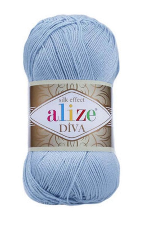 Diva 350 Deniz Mavisi Örgü Ipi - 1