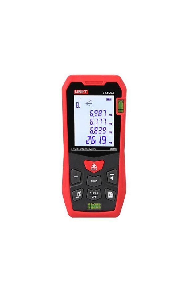 Unı-t Lm50a 50 Metre Lazer Metre Çift Su Terazili Hafızalı - 1