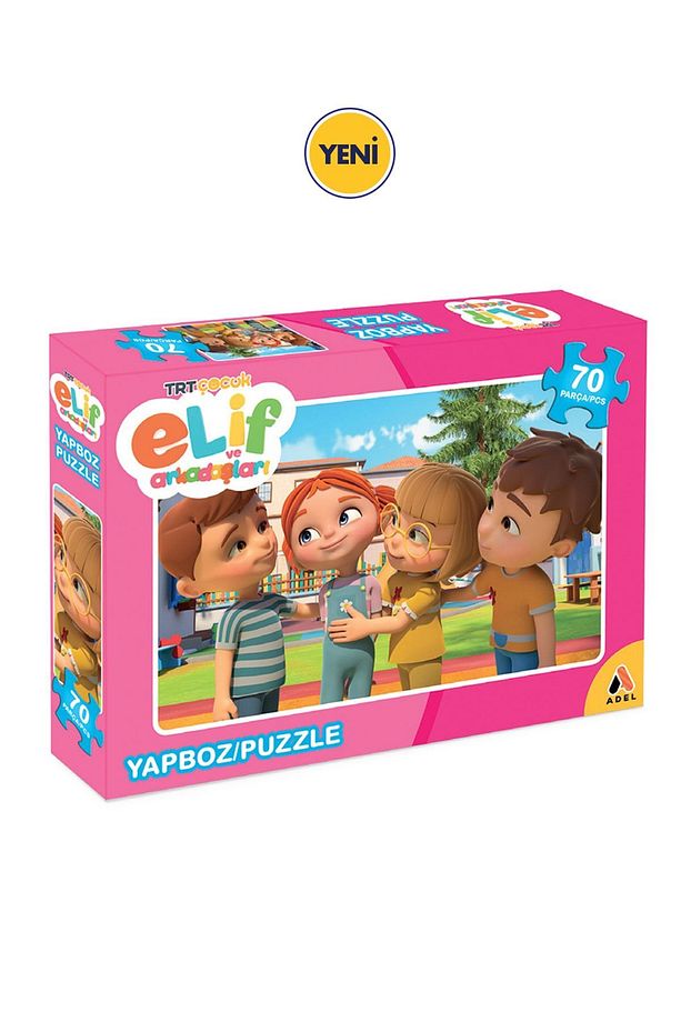 Trt Çocuk Elif Ve Arkadaşları 70'li (70 Parça) Kutulu Puzzle (2022) - 1