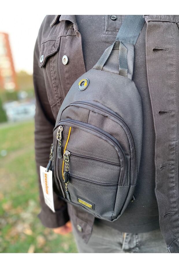 3473 Kanvas Kumaş Çapraz Askılı Bodybag Çanta 3473 - Unisex - 2