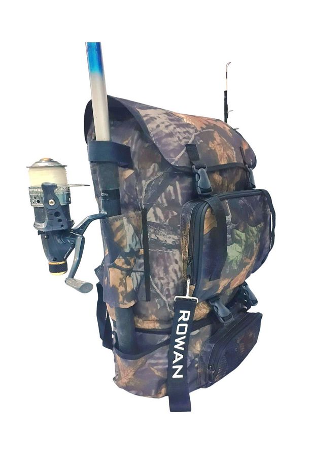 Termal Alt Bölmeli Olta Sabitlemeli Kamp Ve Balıkçı Sırt Çantasıebat62*41*22cm Orman,dal Kamuflaj - 3