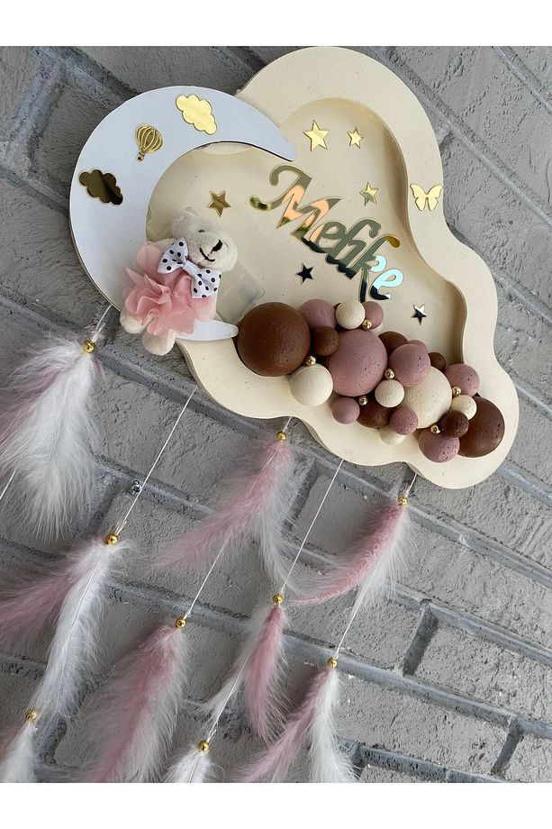 Ledli Bulut Bubble Bebek Kapı Süsü - 2