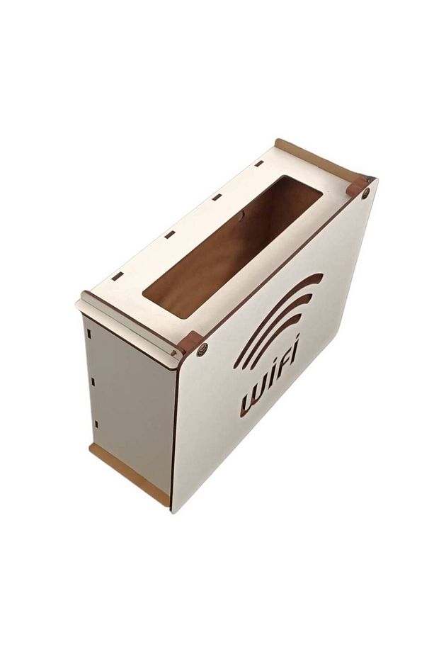 Modem Saklama Kutusu WİFİ DESENLİ - 25x18x9 Cm - 3