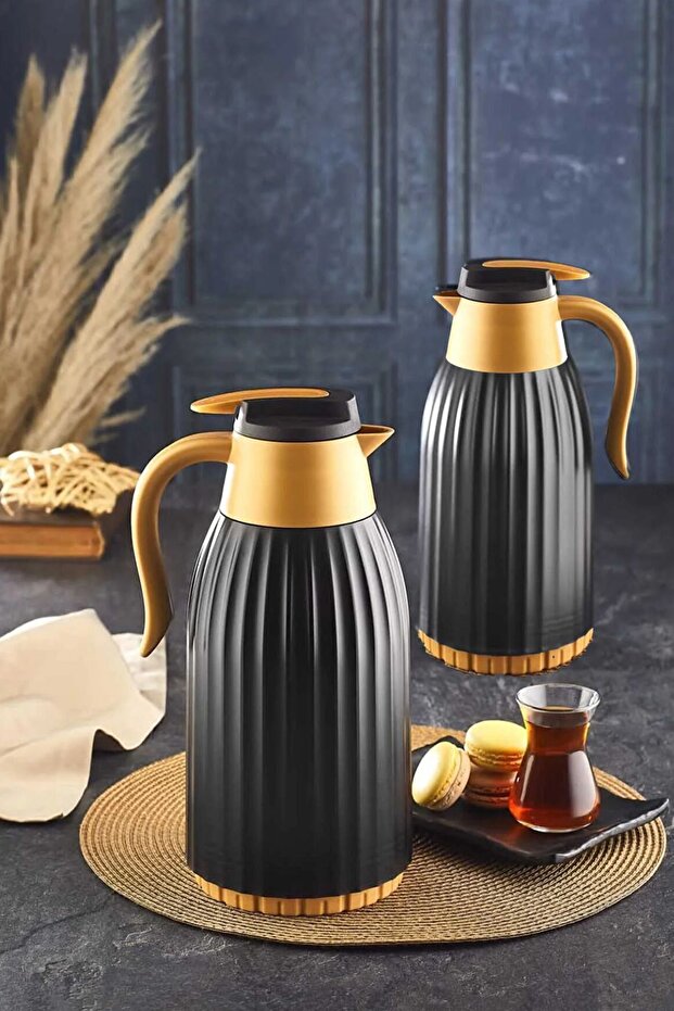 Caldo Glass 1.5 Liter Thermos Gold (Cam)
