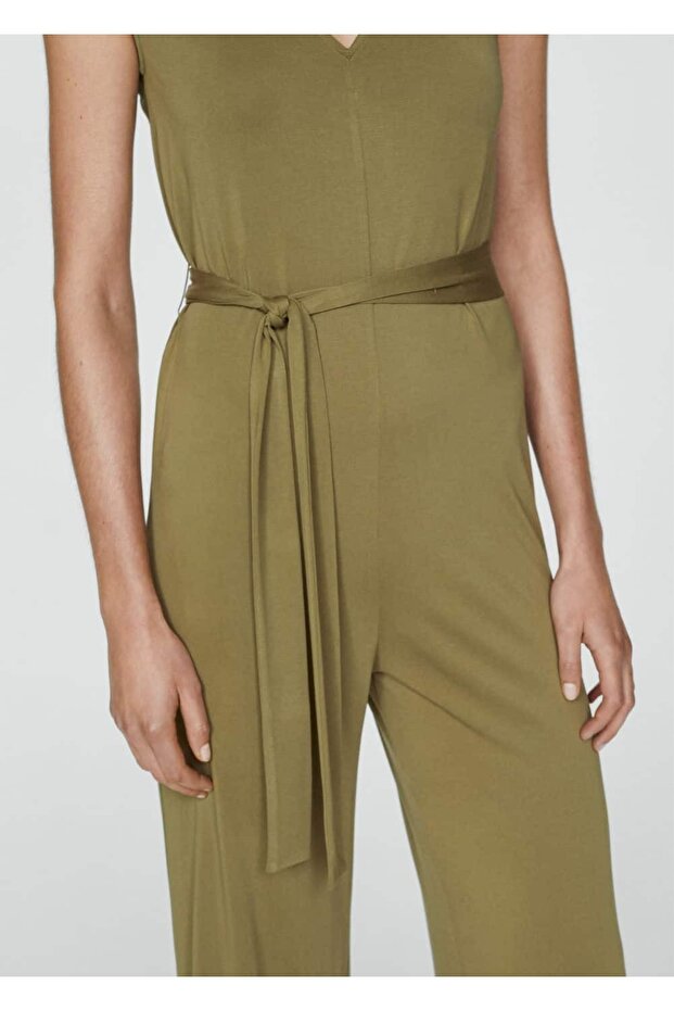 Salopetă lungă cu cravată - 8