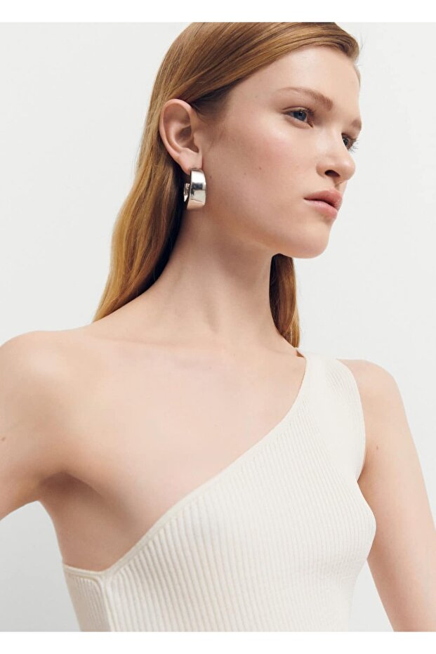 Kısa kabarık etekli elbise - 5