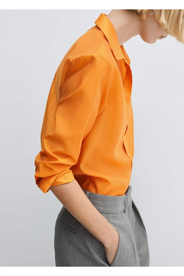 Gizli düğmeli gömlek - 7