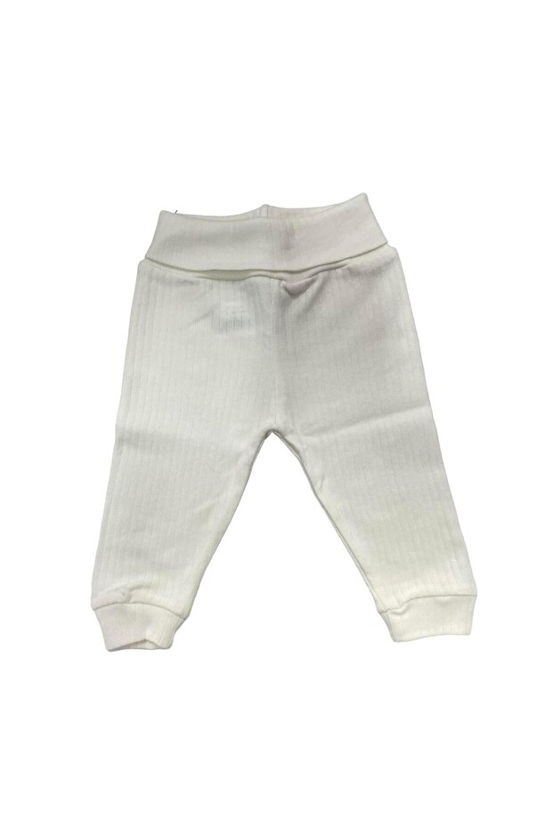 Pants Without Booties Report Basic Theme Ecru - 1