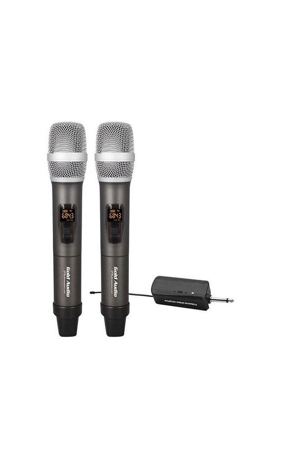GX-832EE Uhf Çift El Wireless Telsiz Mikrofon - 1