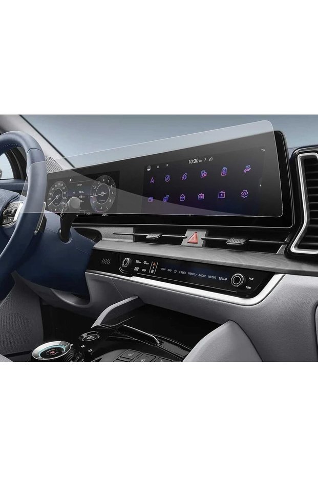 Kia New Sportage 12.3 Inch Navigation Compatible 9H Nano Screen Protector 2023-2024