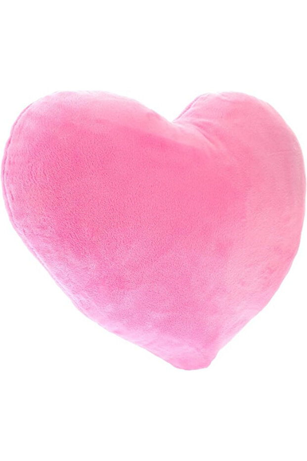 Pink Decorative Plush Heart Pillow
