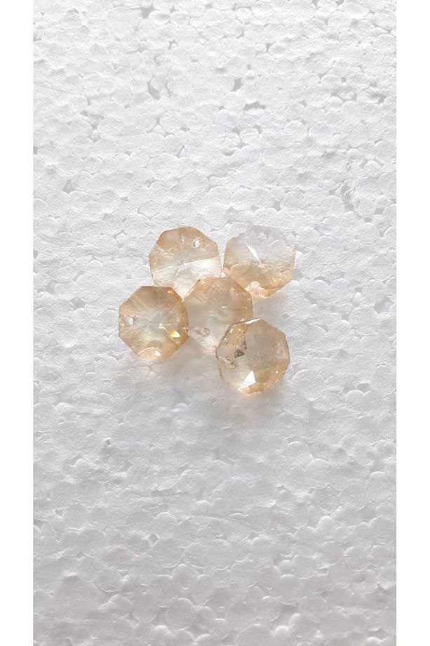 14 MM BAL  Octagon Işlenmiş Avize Taşı 10 Adet - 2