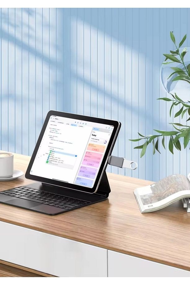 Samsung/Huawei/Xiaomi ve iPhone 15 Uyumlu Dönüştürücü - USB 3.0 To Type-C Çevirici OTG Adaptör - 7