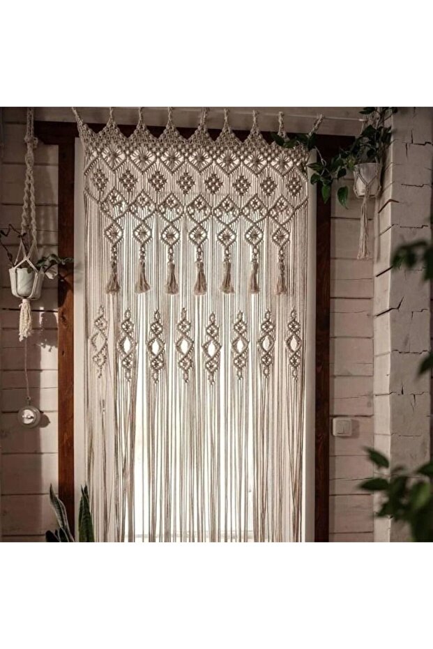 Makrome kapı perdesi - 1