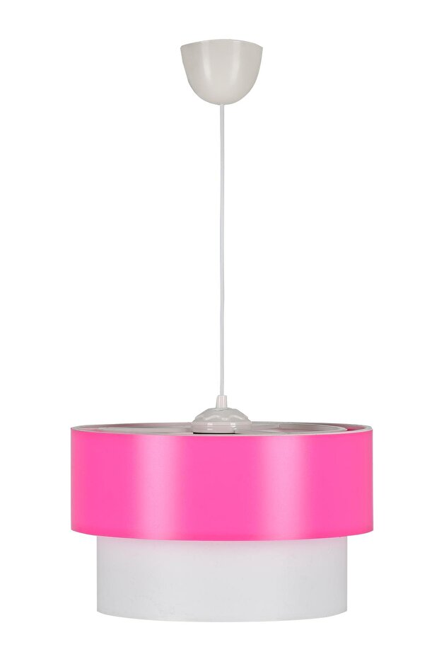 Melon Pasta Canlı Pembe Beyaz Avize - 2