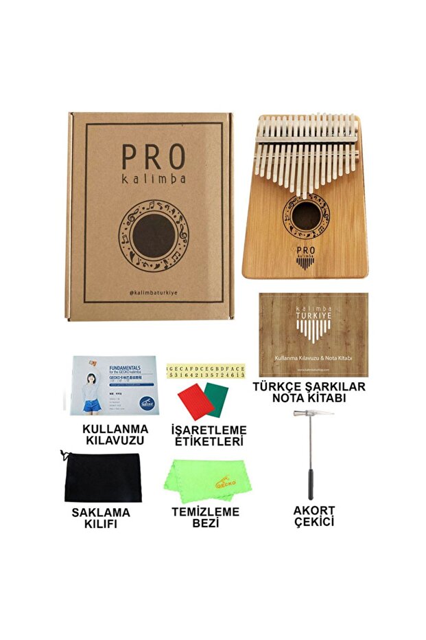 Pro Kalimba ( K17ba) Bambu Ağacı - 6