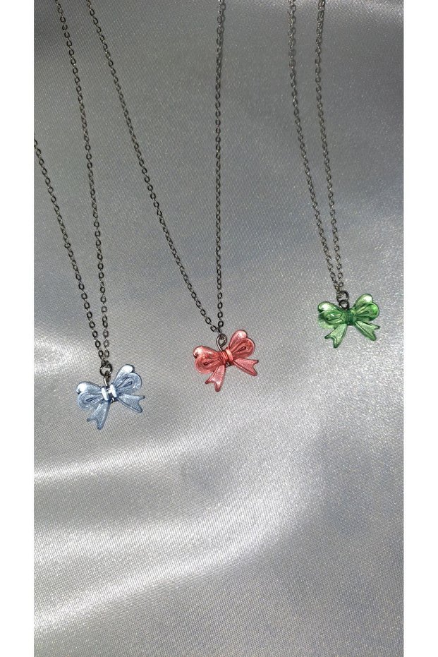 3-Piece Bff Friendship Necklace Powerpuff Girls Blue Green Red Friendship Necklace Bff