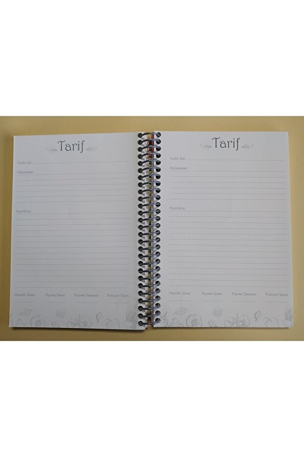 Yemek Tarif Defteri Özel Baskılı - 3